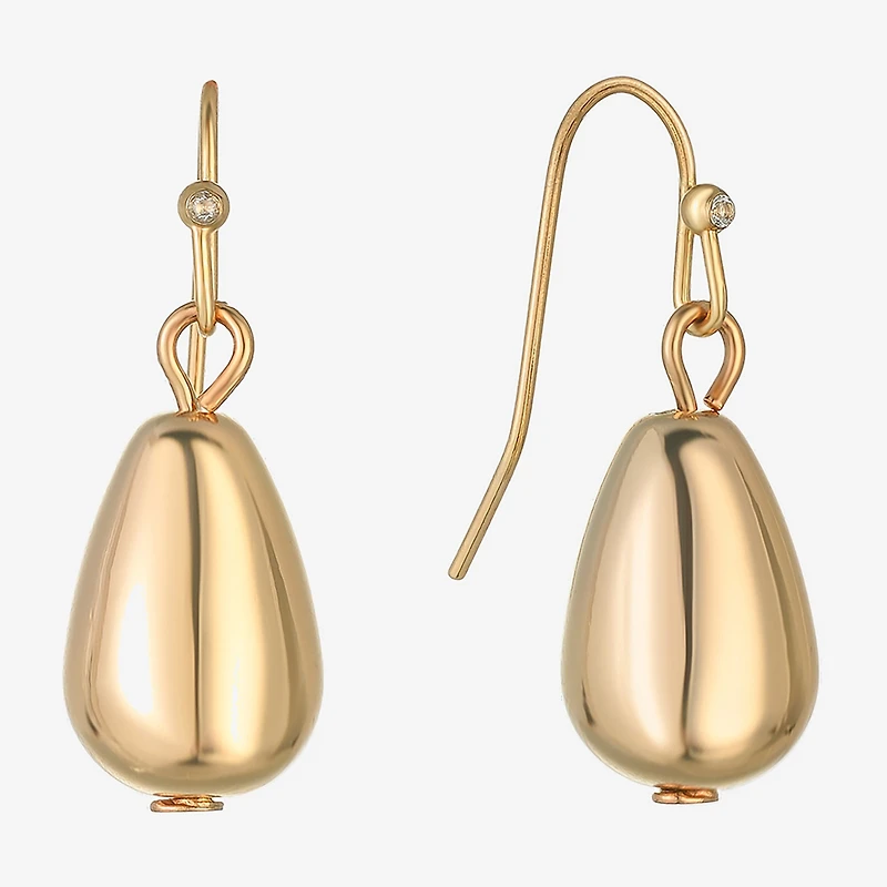 Liz Claiborne Beaded Womens Drop Earrings