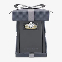 Grown Gorgeous Vs2, F Womens 4 1/4 CT. T.W. Lab White Diamond 14K Gold or Platinum Round Side Stone Bridal Set