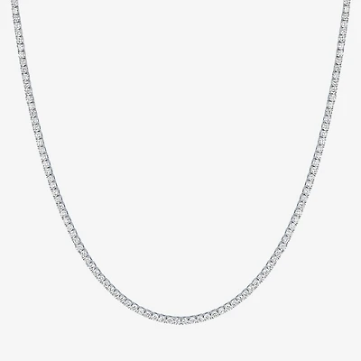 Diamond Addiction (G-H / Si2-I1) Womens 5 CT.T.W. White Diamond Sterling Silver 17 Inch Tennis Necklace in Sterling Silver
