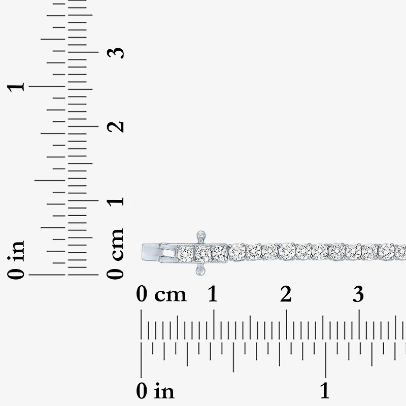 Diamond Addiction (G-H / Si2-I1) Womens 5 CT.T.W. White Diamond Sterling Silver 17 Inch Tennis Necklace in Sterling Silver