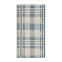 Safavieh Courtyard Collection Cori Plaid Indoor/Outdoor Area Rug