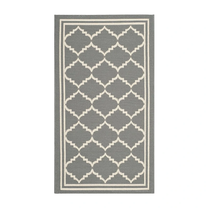 Safavieh Courtyard Collection Crispian Geometric Indoor/Outdoor Area Rug