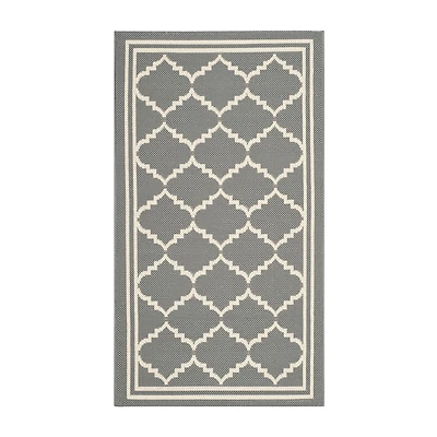 Safavieh Courtyard Collection Crispian Geometric Indoor/Outdoor Area Rug