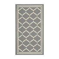 Safavieh Courtyard Collection Crispian Geometric Indoor/Outdoor Area Rug