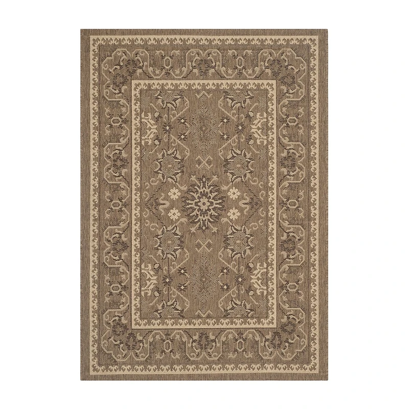 Safavieh Courtyard Collection Ilija Oriental Indoor/Outdoor Area Rug