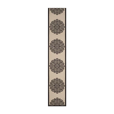 Safavieh Courtyard Collection Kimberly Oriental Indoor/Outdoor Runner Rug