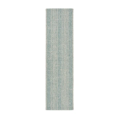 Safavieh Courtyard Collection Elena Geometric Indoor/Outdoor Runner Rug