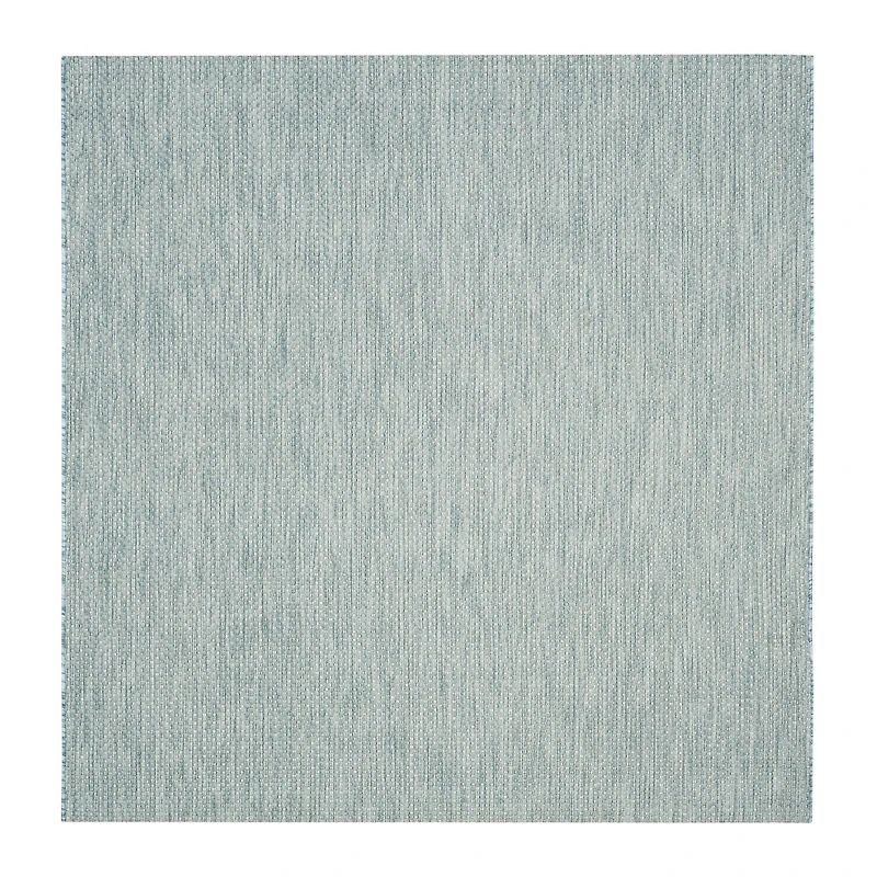 Safavieh Courtyard Collection Flora Geometric Indoor/Outdoor Square Area Rug