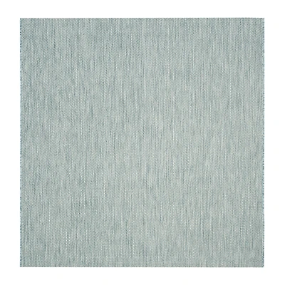 Safavieh Courtyard Collection Flora Geometric Indoor/Outdoor Square Area Rug