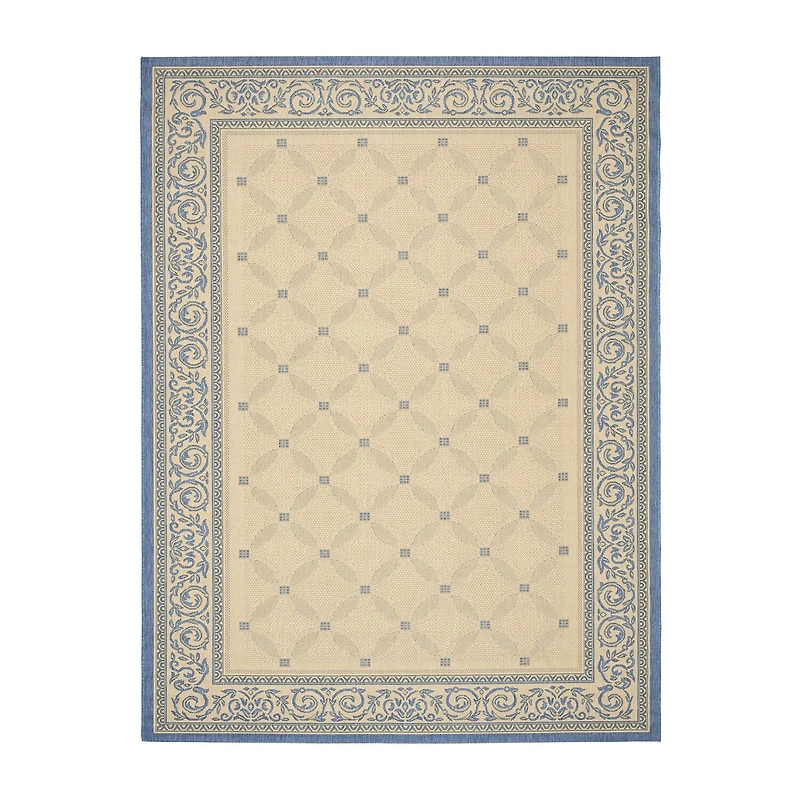 Safavieh Courtyard Collection Frona Oriental Indoor/Outdoor Square Area Rug