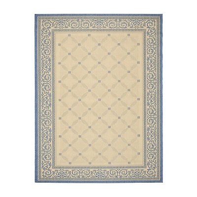 Safavieh Courtyard Collection Frona Oriental Indoor/Outdoor Square Area Rug