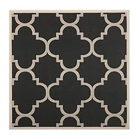 Safavieh Courtyard Collection Gina Geometric Indoor/Outdoor Square Area Rug