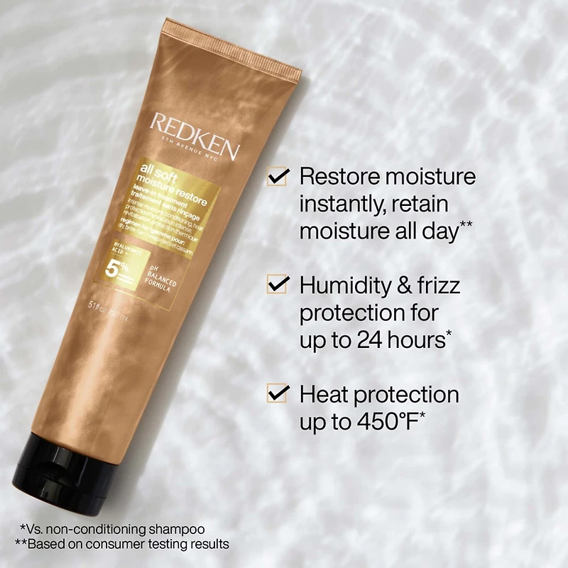 Redken Moisture Restore Leave In Hair Treatment 5.1 oz.