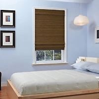 Natural Woven Bamboo Cordless Roman Shade