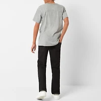 Thereabouts Little & Big Kid Boys Adjustable Waist Stretch Fabric Straight Leg Jean