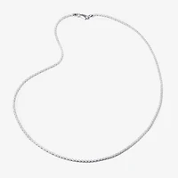 Silver Reflections Womens Pure Silver Over Brass 18 Inch Rolo Chain Necklace