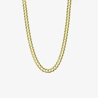 14K Yellow Gold 4.65 MM Curb Necklace 20"