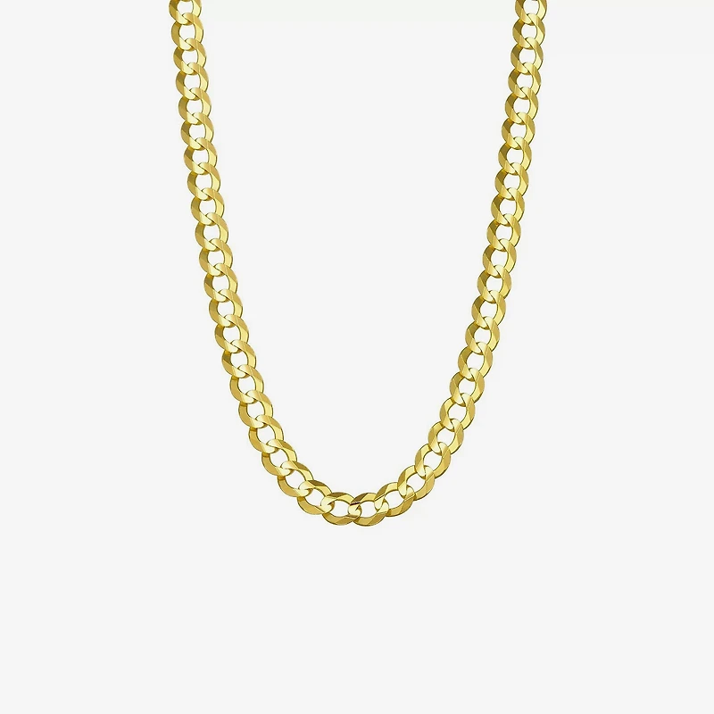 14K Yellow Gold 5.7MM Curb Necklace