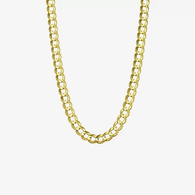 14K Yellow Gold 5.7MM Curb Necklace
