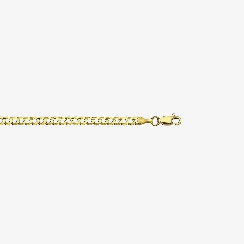 14K Yellow Gold 3.6 MM Curb Necklace
