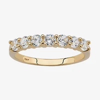 DiamonArt® 2MM 3/4 CT. T.W. White Cubic Zirconia 10K Gold Band