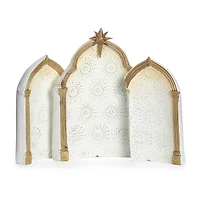 Roman 11.5" White And Gold 9-pc. Nativity Set