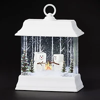 Roman 8.5" Led Swirl Marshmallows Christmas Tabletop Decor