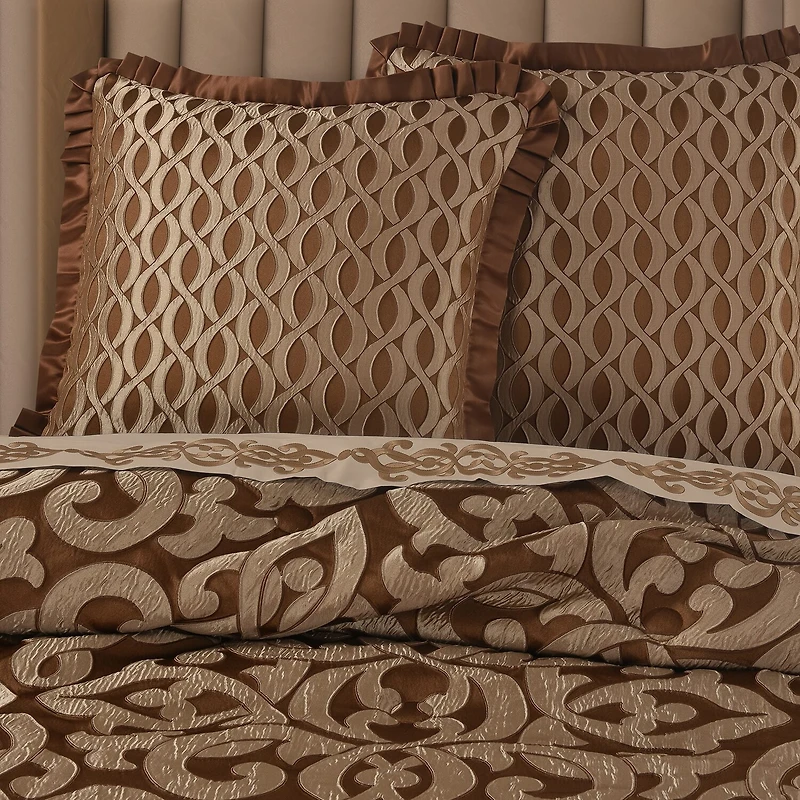 Queen Street La Grande Copper Euro Sham