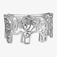 Footnotes Filigree Luck Elephant Womens 11M Sterling Silver Band