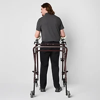 St. John's Bay Dexterity Universal Wrinkle Free Easy Care Mens Adaptive Adjustable Features Easy-on + Easy-off Classic Fit Flat Front Pant