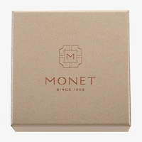 Monet Jewelry Gold Tone Monarch Multi Color Glass Pin