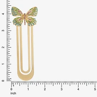 Monet Jewelry Gold Tone Multi Butterfly Bookmark