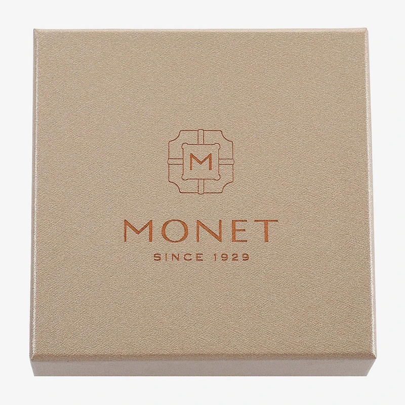 Monet Jewelry Grey Tone Filagree Gray Compact Mirror
