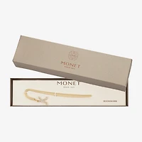 Monet Jewelry Gold Tone Shepherds Hook Initial Charm Bookmark