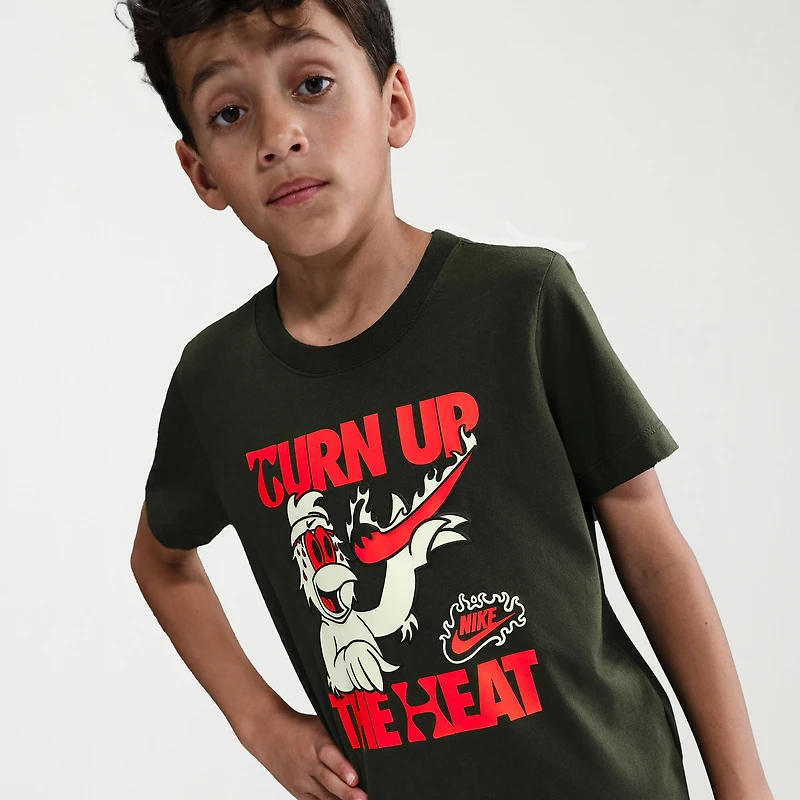 Nike Club Big Kid Unisex Crew Neck Short Sleeve Regular Fit Graphic T-Shirt