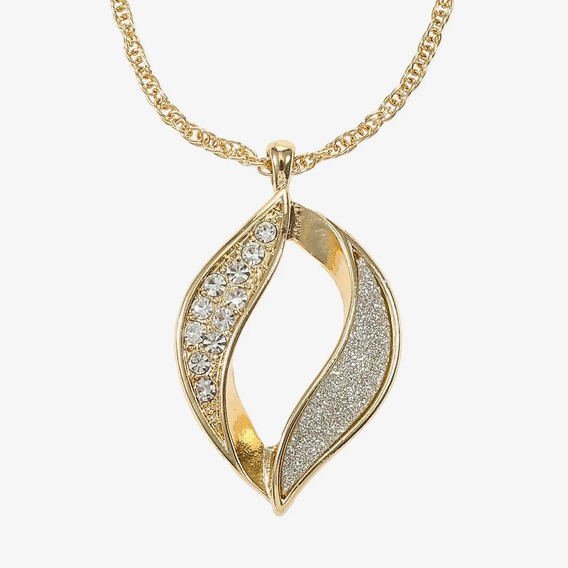 Monet Jewelry Twist Pendant Necklace & Drop Earring Womens Glass 2-pc. Jewelry Set