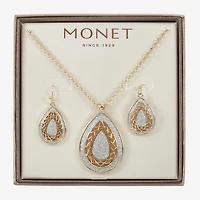 Monet Jewelry Pendant Necklace & Drop Earring Womens 2-pc. Jewelry Set