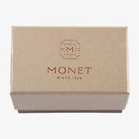 Monet Jewelry Gold Tone Hinge Womens Cuff Bracelet