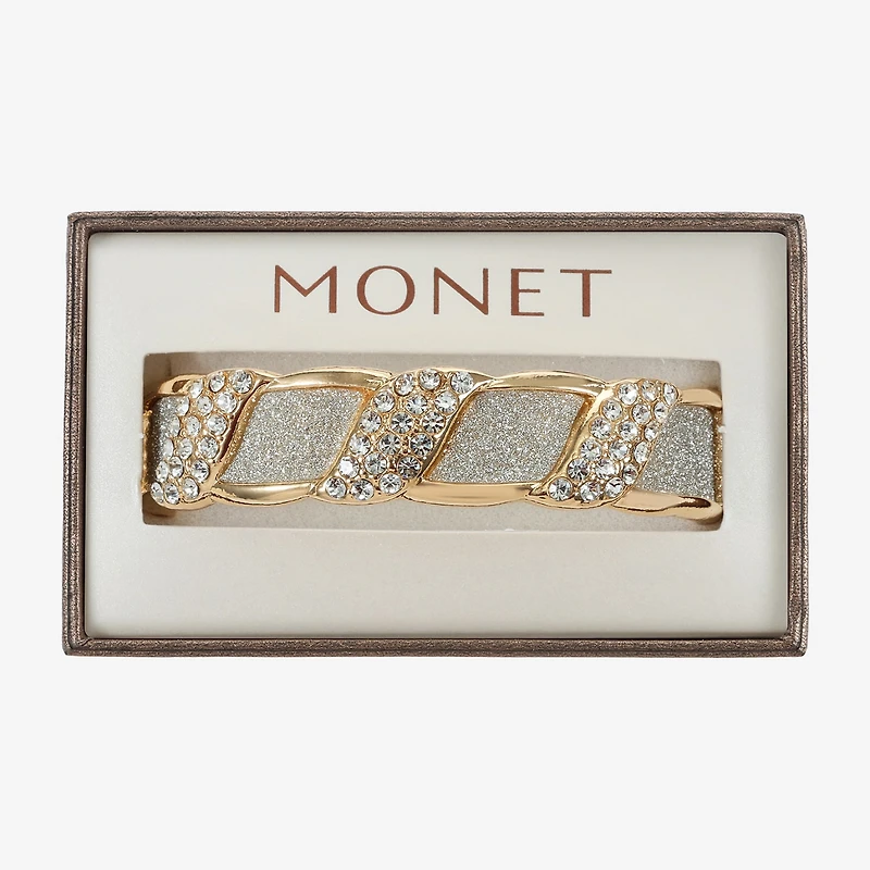 Monet Jewelry Womens Glass Bangle Bracelet