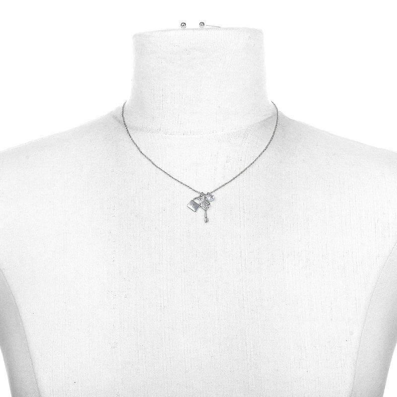 Bijoux Bar Delicates Womens Keys 2-pc. Jewelry Set