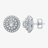 (G / Si2) Womens 2 CT. T.W. Lab Grown Diamond 10K White Gold Round 2-pc. Jewelry Set