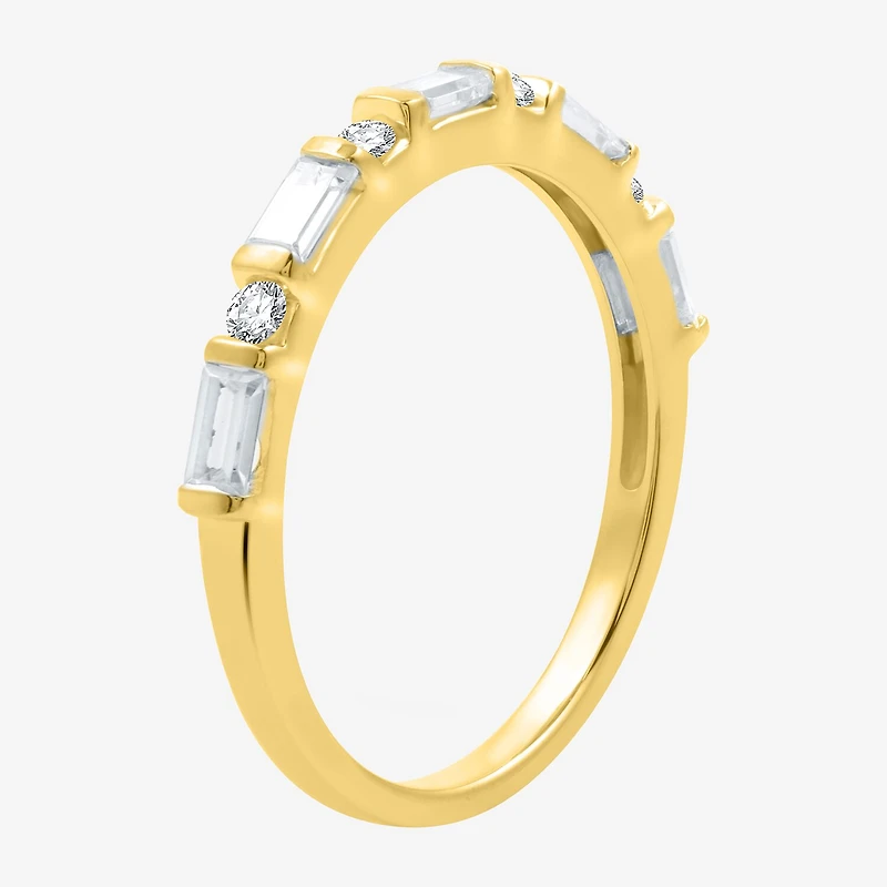 I Said Yes (H-I / I1) Womens 1/3 CT. T.W. Lab Grown White Diamond 14K Gold Over Silver Sterling Wedding Band