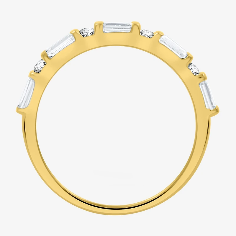 I Said Yes (H-I / I1) Womens 1/3 CT. T.W. Lab Grown White Diamond 14K Gold Over Silver Sterling Wedding Band
