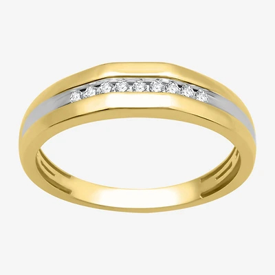 (H-I / I1) I Said Yes 1/10 CT. T.W. Lab Grown White Diamond Wedding Band