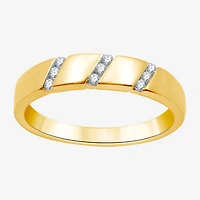 I Said Yes (H-I / I1) 1/6 CT. T.W. Lab Grown White Diamond Sterling Silver or 14K Gold Over Wedding Band