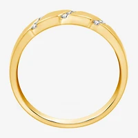 I Said Yes (H-I / I1) 1/6 CT. T.W. Lab Grown White Diamond Sterling Silver or 14K Gold Over Wedding Band