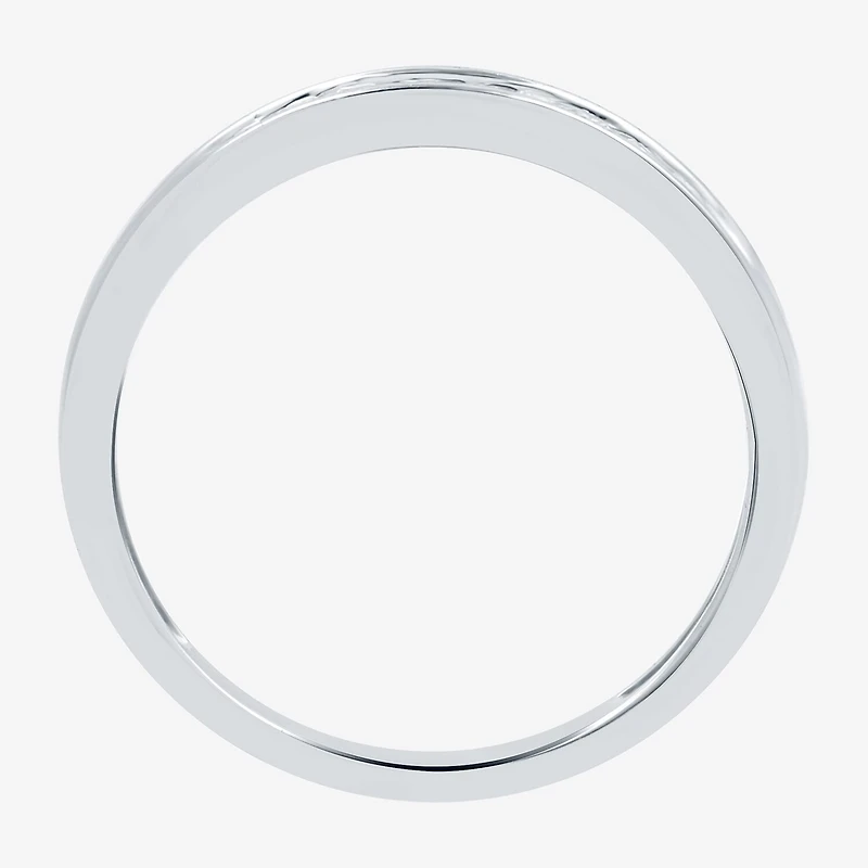 I Said Yes (H-I / I1) Womens 1 CT. T.W. Lab Grown White Diamond Sterling Silver Round Side Stone Halo Bridal Set