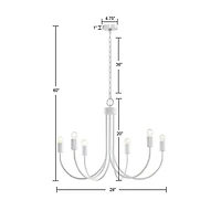 510 Design Ellie 6 Light Chandelier