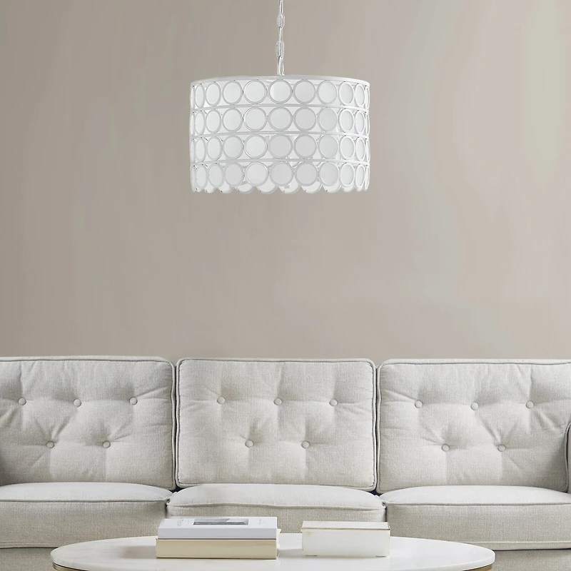 Hampton Hill Abbot 4 Light Drum Shaped Chandelier