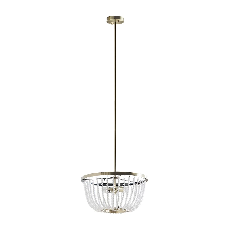 Hampton Hill Melrose 2 Light Beaded Chandelier
